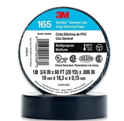 CINTA TEMFLEX 165 NG 19MMX18M 3M