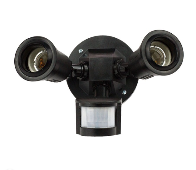 ASR06 SENSOR INFRAROJO 180° 2 X PORTABOMBILLA IP44  AURA