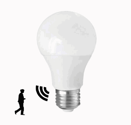 BOMBILLO SMD LED A60 SENSOR 9W 6500K LEXMANA 100-240V 810lm E27