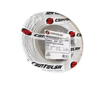 CABLE CU DUPLEX 2X16AWG BL CENTELSA X 100 METROS