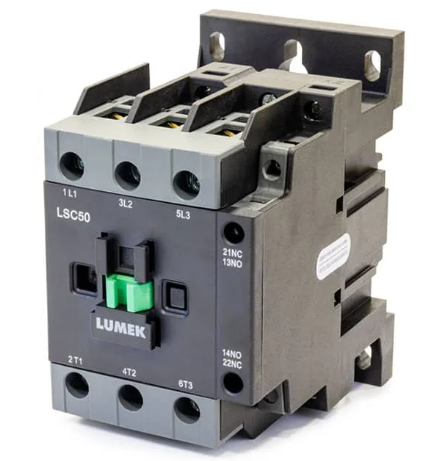CONTACTOR TRIPOLAR (50A Ac3-70A Ac1) BOBINA 220 Vac LUMEK REF:LSC50-220V UE(20)